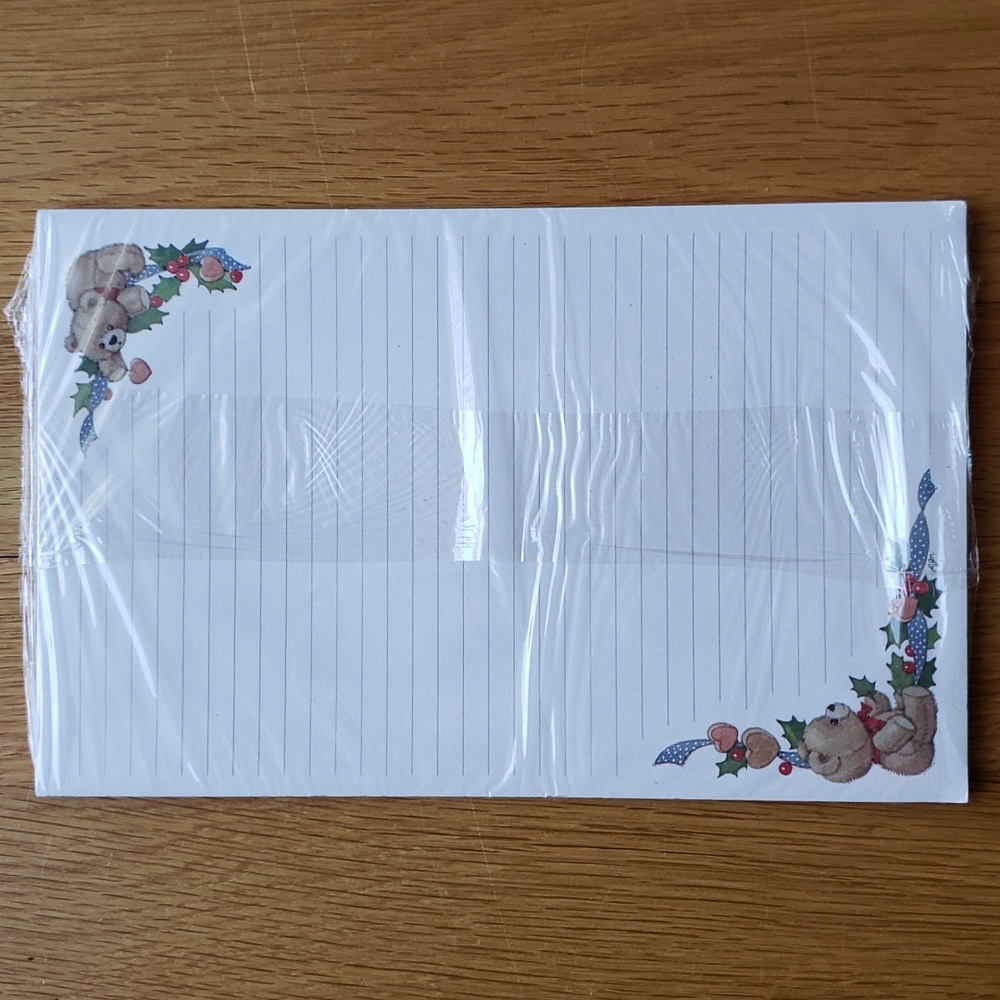 NWOT Christmas Stationary Pad